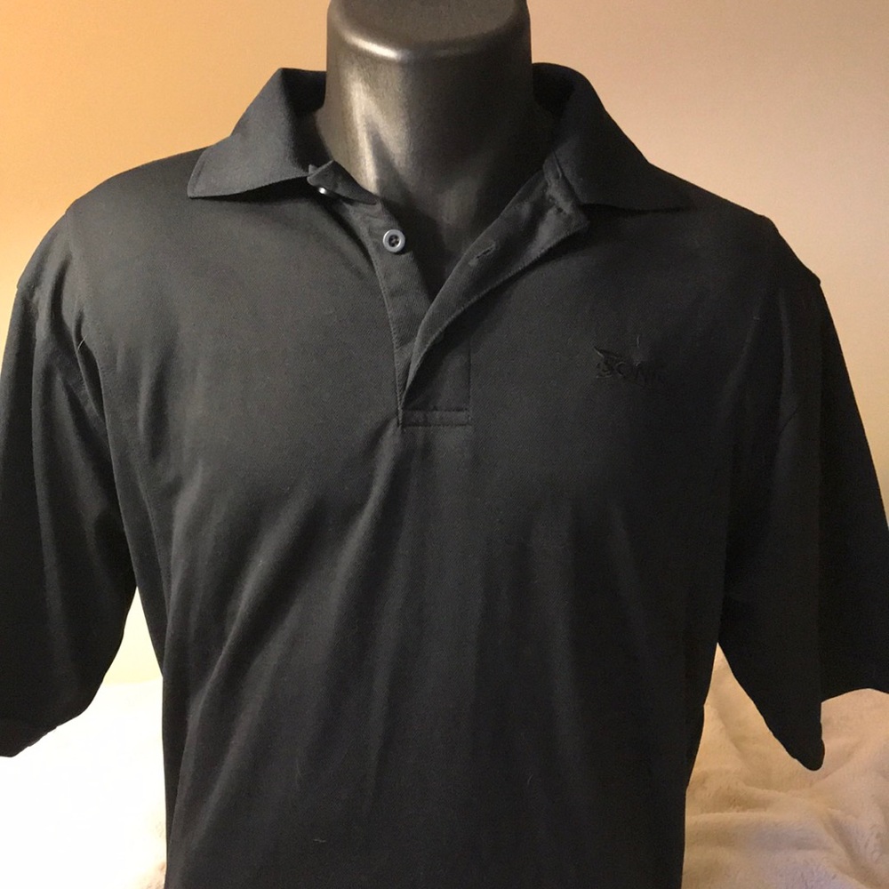 Sonic Black Manager Polo